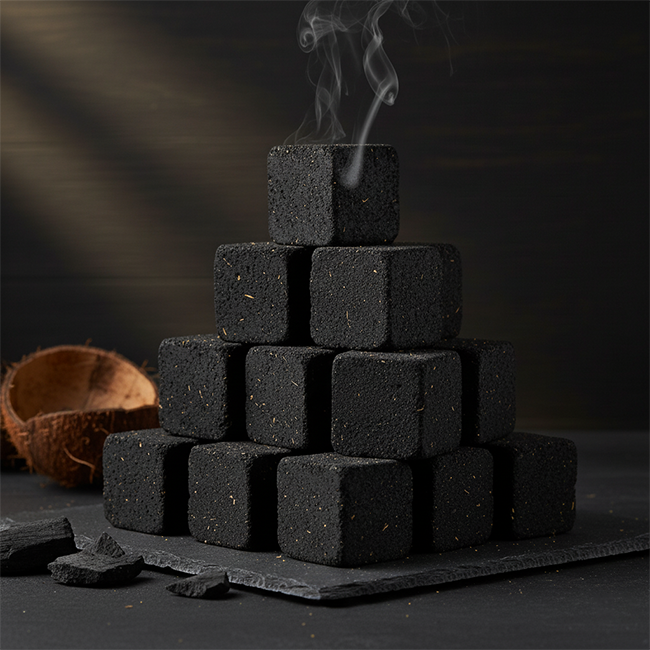 Indonesia Coconut Shell Charcoal Briquettes​ Exporter Supplier