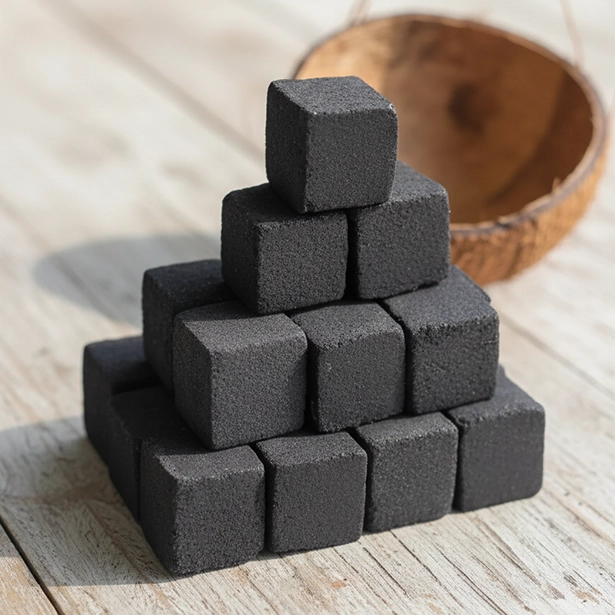 sisha hookah cube charcoal