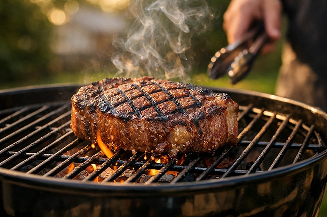 Grilling Glory at Sunset