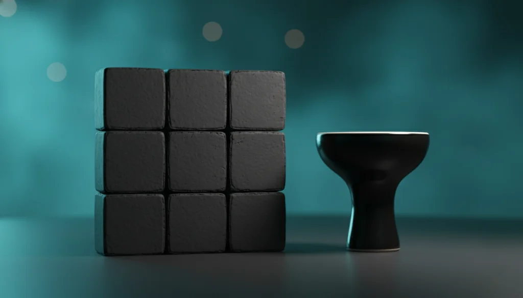 Premium Shisha Charcoal Cubes premium coconut shell charcoal cubes for shisha lounges